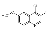 3,4-dichloro-6-methoxyquinoline结构式