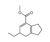 methyl 6-ethyl-2,3,6,7-tetrahydro-1H-indene-4-carboxylate Structure