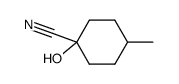 1-hydroxy-4-methyl-cyclohexanecarbonitrile结构式