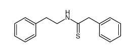 N-phenethyl-2-phenylethanethioamide Structure