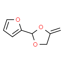 1,3-Dioxolane,2-(2-furanyl)-4-methylene-结构式