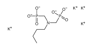 tetrapotassium [(butylimino)bis(methylene)]bisphosphonate structure