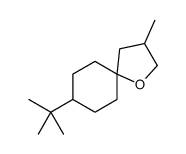 8-(1,1-dimethylethyl)-3-methyl-1-oxaspiro[4.5]decane结构式
