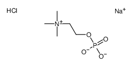 trimethyl[2-(phosphonooxy)ethyl]ammonium chloride monosodiumsalt结构式