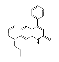 7-(diallylamino)-4-phenylquinolin-2(1H)-one Structure
