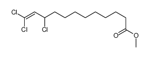 methyl 10,12,12-trichlorododec-11-enoate结构式