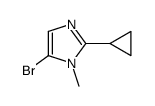 5-bromo-2-cyclopropyl-1-methylimidazole结构式