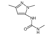 Urea, N-(1,3-dimethyl-1H-pyrazol-5-yl)-N'-methyl结构式