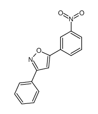 5-(3-nitro-phenyl)-3-phenyl-isoxazole Structure