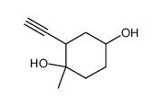 2-ethynyl-1-methyl-cyclohexane-1,4-diol结构式