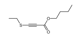 Ethylmercapto-propinsaeure-butylester结构式