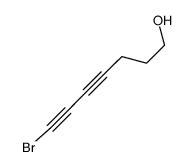 7-bromohepta-4,6-diyn-1-ol结构式