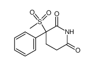 3-methanesulfonyl-3-phenyl-piperidine-2,6-dione Structure