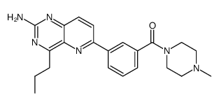 4-n-propyl-6-(3-(4-methylpiperazine-1-carbonyl)phenyl)pyrido[3,2-d]pyrimidin-2-ylamine Structure