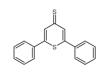 2,6-diphenyl-4H-thiopyran-4-thione结构式