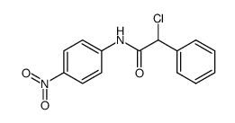 Phenyl-chlor-essigsaeure-(4-nitro-anilid)结构式