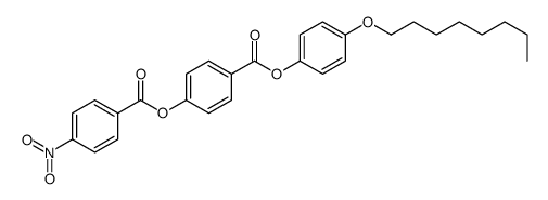 [4-(4-octoxyphenoxy)carbonylphenyl] 4-nitrobenzoate Structure