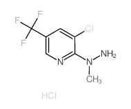 3-CHLORO-2-(1-METHYLHYDRAZINO)-5-(TRIFLUOROMETHYL)PYRIDINE HYDROCHLORIDE Structure