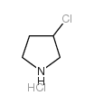 PYRROLIDINE, 3-CHLORO-, HYDROCHLORIDE structure