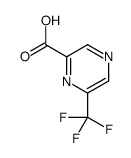 6-三氟甲基吡嗪-2-羧酸结构式