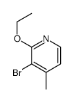 3-bromo-2-ethoxy-4-methylpyridine Structure
