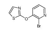 2-Bromo-3-(thiazol-2-yloxy)-pyridine structure