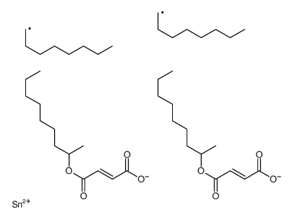 1-O-nonan-2-yl 4-O-[[(Z)-4-nonan-2-yloxy-4-oxobut-2-enoyl]oxy-dioctylstannyl] (Z)-but-2-enedioate Structure