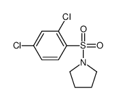 1-(2,4-dichlorophenyl)sulfonylpyrrolidine结构式