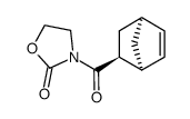 (1S-ENDO)-3-(BICYCLO[2.2.1]HEPT-5-EN-2-YLCARBONYL)-2-OXAZOLIDINONE Structure