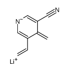 lithium,5-ethenyl-4-methanidylpyridine-3-carbonitrile Structure