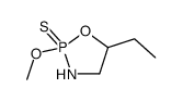 5-ethyl-2-methoxy-2-sulfanylidene-1,3,2λ5-oxazaphospholidine结构式