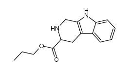 n-Propyl 1,2,3,4-tetrahydro-β-carboline-3-carboxylate结构式