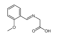 2-[(2-methoxyphenyl)methylideneamino]acetic acid结构式