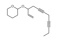 2-(undeca-1-en-5,8-diyn-3-yloxy)tetrahydro-2H-pyran Structure