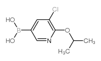 (5-Chloro-6-isopropoxypyridin-3-yl)boronic acid Structure