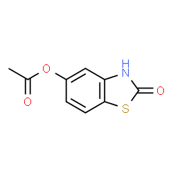 2(3H)-Benzothiazolone,5-(acetyloxy)-(9CI) structure