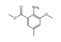 methyl-3-methoxy-5-methyl anthranilate Structure