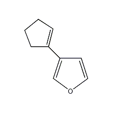 3-(1-环戊烯基)呋喃结构式