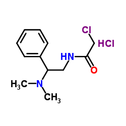 2-chloro-N-[2-(dimethylamino)-2-phenylethyl]acetamide hydrochloride Structure