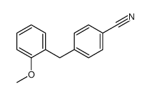4-[(2-methoxyphenyl)methyl]benzonitrile Structure