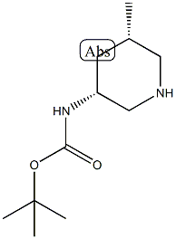 tert-butyl N-[cis-5-methylpiperidin-3-yl]carbamate structure