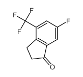 6-fluoro-4-(trifluoro methyl)indan-1-one Structure