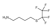 4-[(Pentafluoroethyl)sulfanyl]-1-butanamine结构式