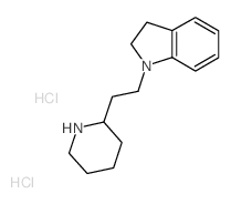 1-[2-(2-Piperidinyl)ethyl]indoline dihydrochloride结构式