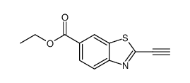 ethyl 2-ethynyl-1,3-benzothiazole-6-carboxylate Structure
