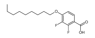 2,3-Difluoro-4-(nonyloxy)-benzoic acid结构式