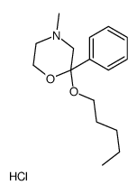 4-methyl-2-pentoxy-2-phenylmorpholine,hydrochloride结构式