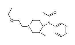 N-[(3S,4R)-1-(2-ethoxyethyl)-3-methylpiperidin-4-yl]-N-phenylacetamide Structure