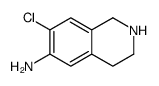 7-Chloro-1,2,3,4-tetrahydroisoquinolin-6-amine structure