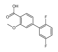 4-(2,5-difluorophenyl)-2-methoxybenzoic acid Structure